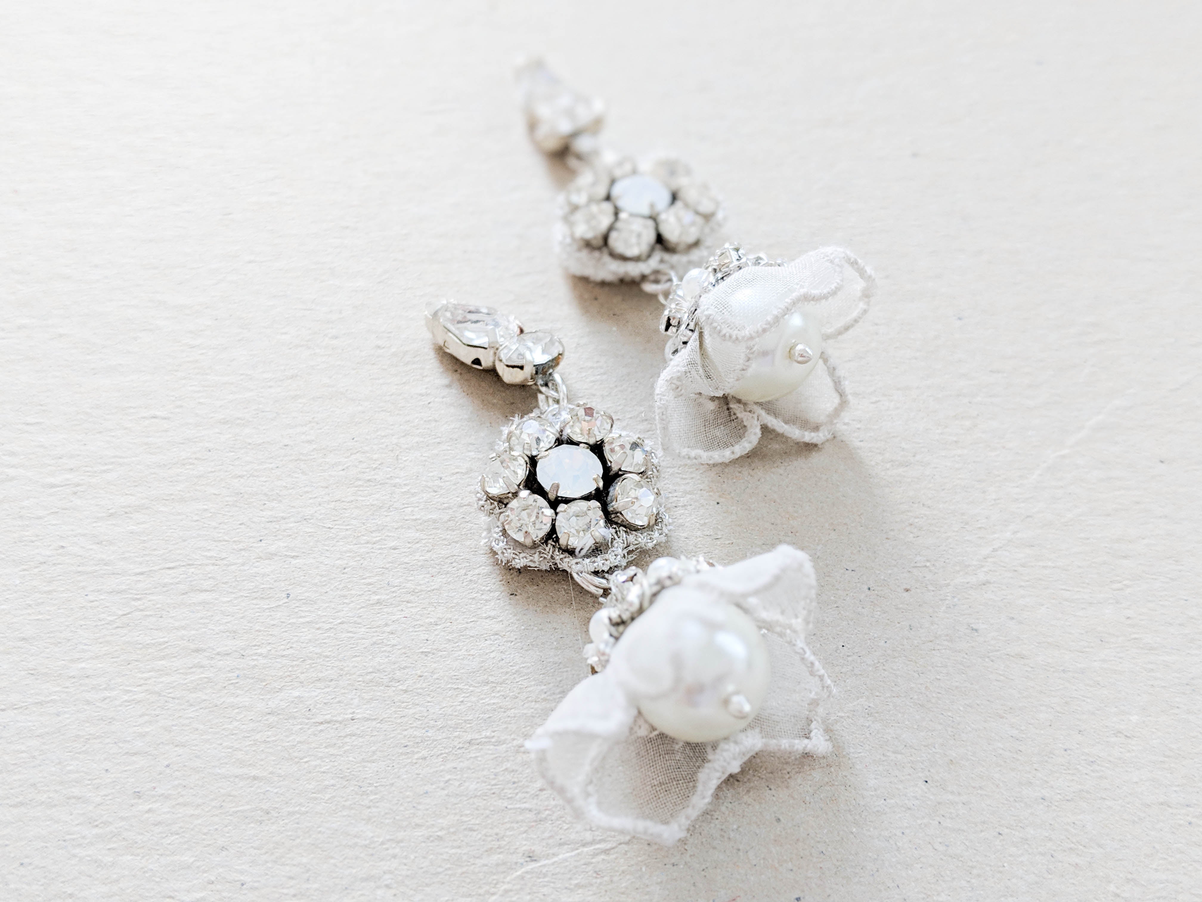 Alba Pearl Bridal Earrings